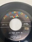 Johnny Nash - As Time Goes By/The Voice Of Love - 45 RPM Vinyl Record 7" Single