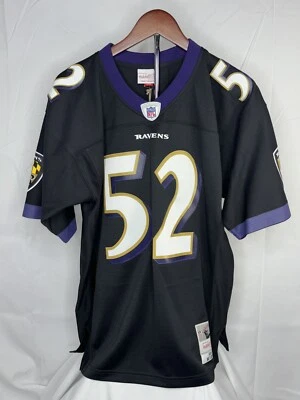 Camiseta deportiva Mitchell & Ness NFL 2004 Baltimore Ravens Ray Lewis negra Legacy para hombre M Foto 1 de 4