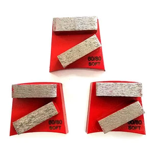 Piastra disco di rettifica a cambio rapido trapezio 3PK - grana 60/80 - legame morbido - Foto 1 di 3