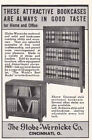 1938 Globe Wernicke Co: Attractive Bookcases Vintage Print Ad