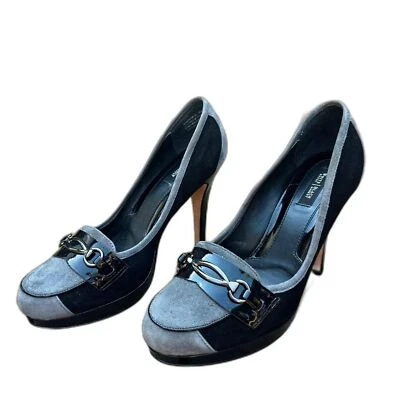 Белый дом черный рынок черный платформе каблуки - размер 8,5 М - ретро тихий роскошь - Изображение 1 из 4