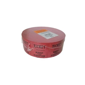 amscan red 2000 double roll raffle tickets new unopened. - Picture 1 of 2