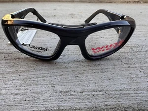 HILCO LEADER C2 Blue Unisex Kids Wrap Full Rim Safety Glasses 49-16-125 - Picture 1 of 8