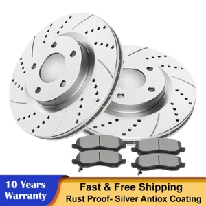 Front Disc Rotors Brake Pads for Chrysler 200 Dodge Caliber Avenger Jeep Compass - Bild 1 von 6