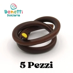 Liquirizia lunga gusto Cola Marrone 5 PEZZI - Foto 1 di 1