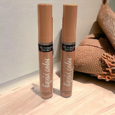 LOT SET 2X VICTORIA'S SECRET INNOCENCE LIQUID COLORS INTENSE LIP LACOUER Sealed - Image 1 of 4