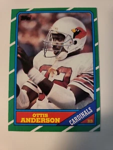 1986 Topps Ottis Anderson card #329. - Picture 1 of 2