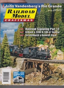 RAIL ROAD MODEL CRAFTSMAN MAGAZINE JANUARY 2017 - Picture 1 of 1
