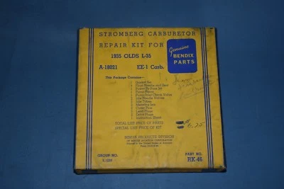 Kit de reparación de carburador Oldsmobile L-35 1935 Stromberg Bendix EE-1 A-18021 Foto 1 de 4