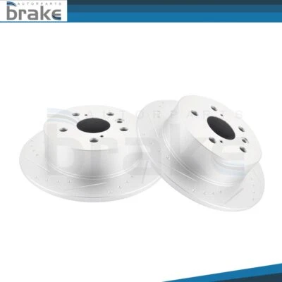 Rotores de freno traseros ranurados para Lexus ES350 2013 2014 2015 2016 2017 2018 Foto 1 de 4