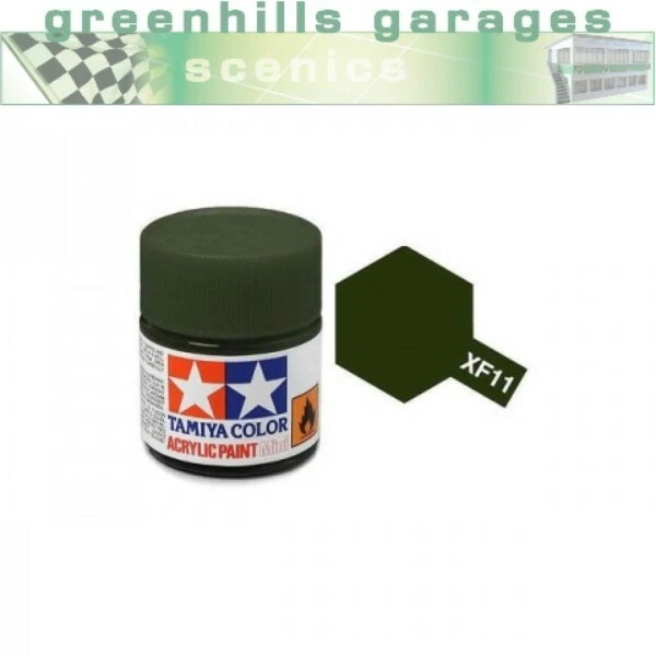 Botella de pintura acrílica Greenhills Tamiya de 10 ml - J.N. Verde XF-11 - C574 Foto 1 de 1