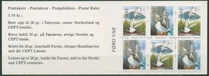 Cuaderno de marca de aves de las Islas Feroe 1991 MH 4 sin usar (C17519) - Imagen 1 de 1