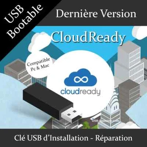 Clé USB Bootable CloudReady + Guide PDF d'utilisation - Photo 1/1