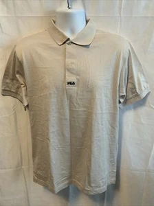 FILA Mens Polo Shirt Short Sleeve Casual Summer Golf Size Medium - Picture 1 of 7