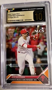 Nick Castellanos 2023 MLB TOPPS NOW® Card #1009 B2B 2HR NLCS 3/5 CGC 10 Pristine - Picture 1 of 2