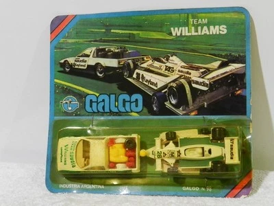 F1 TEAM SAUDIA WILLIAMS DIE-CAST METAL BRAND GALGO 80'S 1:64 BOYS 1980 - Image 1 of 3