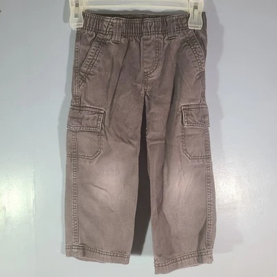 Arizona Jean Co Cargo Style Jeans Boys Sz 4 Dark Brown 100% Cotton - Image 1 of 4