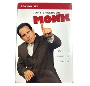 Monk Staffel 6 DVD 4 Disc Set TV Serie 2008 Neu Versiegelt - Bild 1 von 8