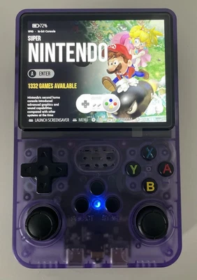 R36S 64GB Retro Handheld Game Console 3.5" IPS ArcOS – 20K+ Games – Emulator