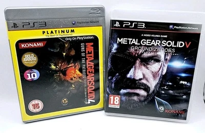 Metal Gear Solid Bundle- Guns Of The Patriots (4) & Ground Zeroes (5) - Sony PS3 - Image 1 of 4