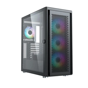 Silentware Air 100 Midi Tower PC-Gehäuse Seitenfenster 4x 120mm A-RGB Lüfter ATX - Bild 1 von 10