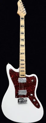 New Firefly FFJA 24 Frets Baritone Model White Color Electric Guitar - Image 1 of 3