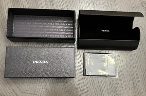 Prada PR 14WV Schwarz Brillengestell mit Etui 1AB-101 145 Made Italy - Bild 1 von 2