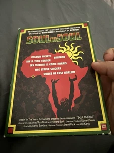 Soul to Soul 1971 Concert  Film(DVD, 2004, Includes Audio CD)  RARE  - Imagen 1 de 3