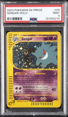 2003 POKEMON SKYRIDGE #H9 GENGAR-HOLO PSA 9 - Image 1 of 2