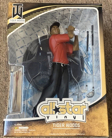 New Tiger Woods Upper Deck Over sized All Star Vinyl Action Figure 2009 Cover