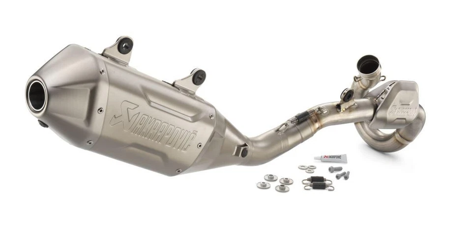 NEW Akrapovic Evolution Line Titanium Exhaust 2023-2025 GasGas MC250F MC350F - Image 1 of 1