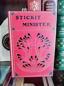 The Stickit Minister_S.R. Crockett_HC_1900s_Art Deco Binding_MershonCo_Very Good - Imagen 1 de 9