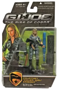 G.I. Joe Rise of Cobra Courtney Cover Girl Krieger 3 3/4 pollici personaggio 10 cm Hasbro - Foto 1 di 1