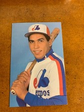 1991 Montreal Expos Petro Canada Andres Galarraga Baseball Postcard Team Issue 