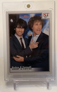 JON HEDER & WILL FERRELL STAR SPOTLIGHT TRIBUTE ST CARD NO. 41 W/ MAGNET CASE!