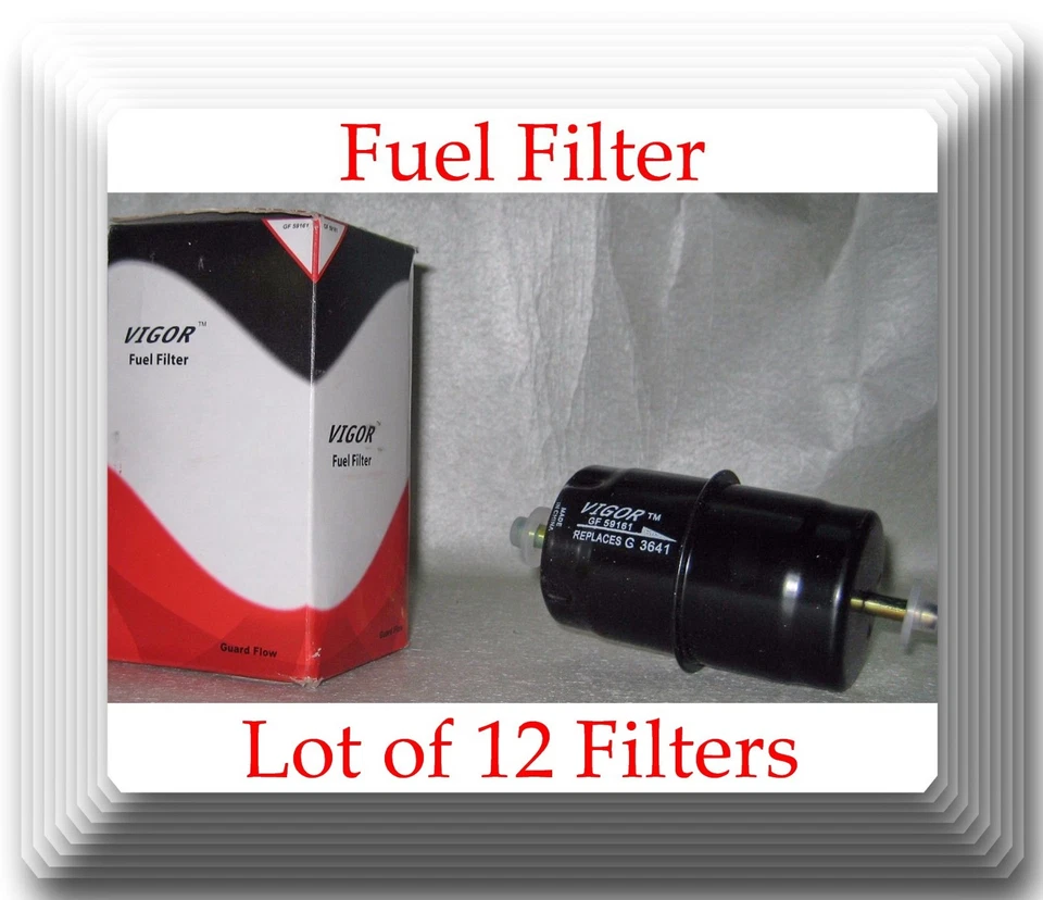 Lot of 12 Fuel Filter GF59161 Fits: Jeep Cherokee Comanche Wagoneer , Renault Foto 1 de 1