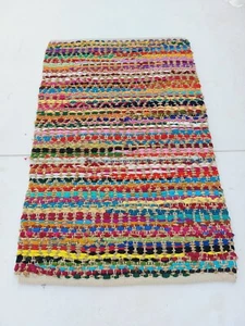 Traditional Design Multi Purpose chindi Rug for Indoor Living, Dinning, Office, - Picture 1 of 4