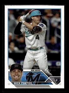 2023 Topps Update #US73 Nick Fortes (NM+)(BAS) - Picture 1 of 2