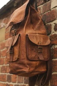 Reisetasche Leder | Fitnessstudio | Tasche Echtleder braun | von Rajeriya - Bild 1 von 4
