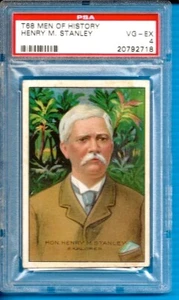 1911 T68 Heroes & Men of History - Henry M. Stanley (RB) Psa 4 (Nice card) - Picture 1 of 2