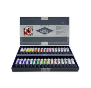 MIJELLO Mission Titanium Class Gouache 15ml 34 Colors MWG-1534G / Free Ship - Picture 1 of 2