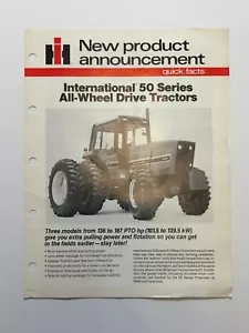 International 50 Series Quick Facts Pamphlet - Picture 1 of 4