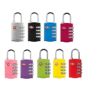 4-Digit Combination Padlocks Locks Luggage Travel Accessories Gift - Bild 1 von 16