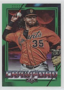 2020 Topps Fire Green /199 Brandon Crawford #7
