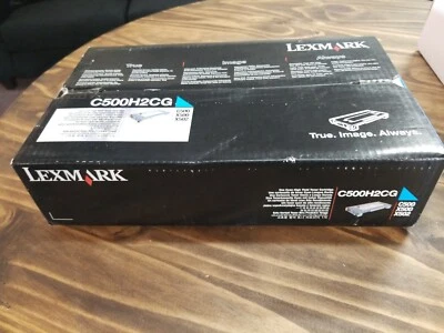 Lexmark C500H2CG Toner Cartridge for C500 - Cyan  - Image 1 of 4