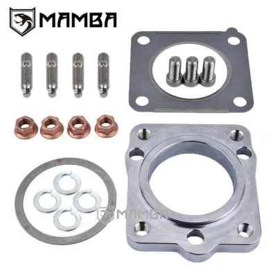 MAMBA For TOYOTA 1HZ 4.2L Land Cruiser 3 Bolt to CT26 Exhaust Turbo Flange Kit - image 1 of 4