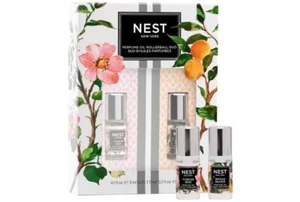 NEST New York Mini Perfume Oil Gift Set Turkish Rose and Seville Orange Gift Set - Picture 1 of 9