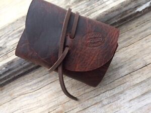Leather Fly Fishing Wallet - Genuine American Bison