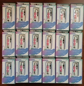 18 Wacom Stylus Bamboo Mini Pink BULK LOT CS120P Universal Tablets Smartphones  - Picture 1 of 5