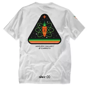 Carrots By Anwar Carrots Men's X Ageless Galaxy AGLXY Atomic Tee T-Shirt - Picture 1 of 2
